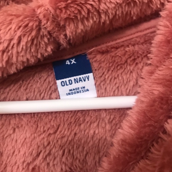 Old Navy Loose Plush Sherpa Hoodie - Picture 3 of 3